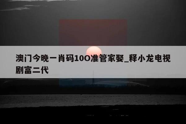 澳门今晚一肖码10O准管家娶_释小龙电视剧富二代