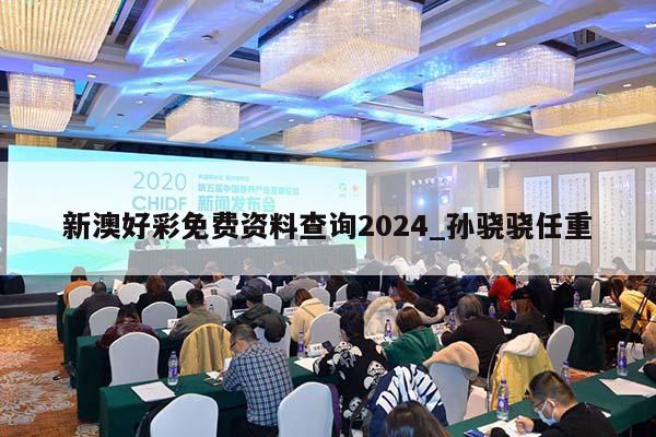 新澳好彩免费资料查询2024_孙骁骁任重  第1张