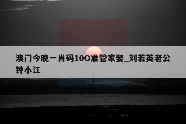 澳门今晚一肖码10O准管家娶_刘若英老公钟小江