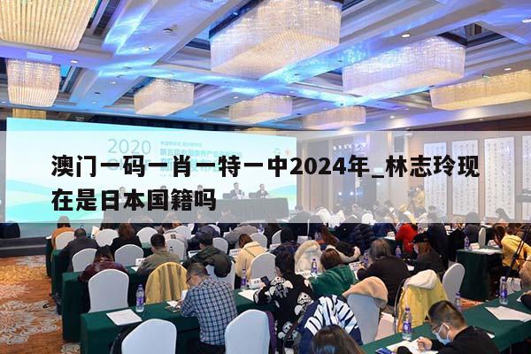 澳门一码一肖一特一中2024年_林志玲现在是日本国籍吗