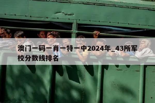 澳门一码一肖一特一中2024年_43所军校分数线排名