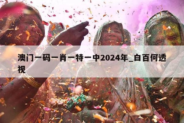 澳门一码一肖一特一中2024年_白百何透视  第1张