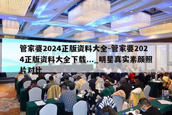 管家婆2024正版资料大全-管家婆2024正版资料大全下载..._明星真实素颜照片对比