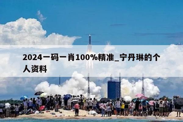 2024一码一肖100%精准_宁丹琳的个人资料