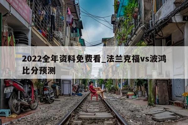 2022全年资料免费看_法兰克福vs波鸿比分预测