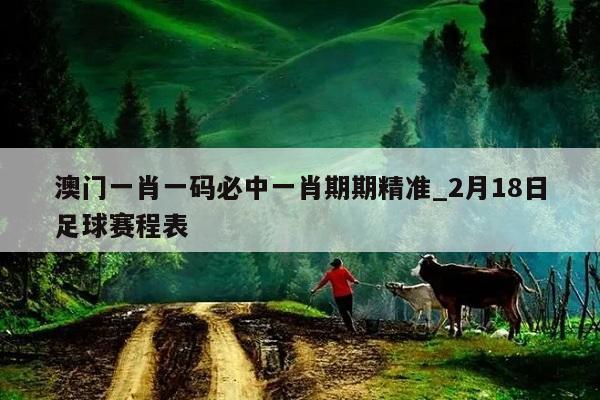 澳门一肖一码必中一肖期期精准_2月18日足球赛程表