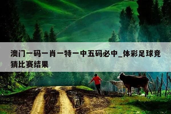 澳门一码一肖一特一中五码必中_体彩足球竞猜比赛结果