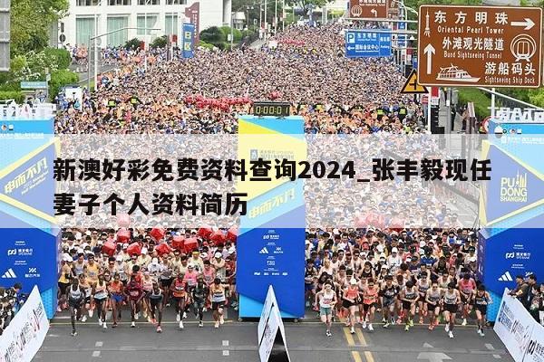 新澳好彩免费资料查询2024_张丰毅现任妻子个人资料简历