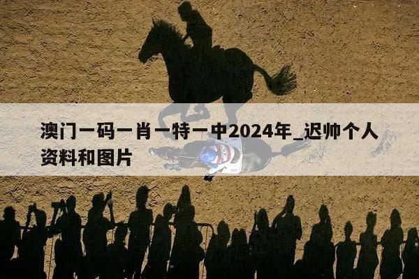 澳门一码一肖一特一中2024年_迟帅个人资料和图片  第1张