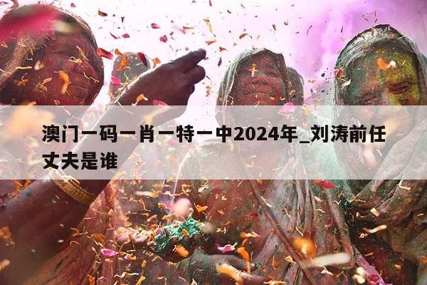 澳门一码一肖一特一中2024年_刘涛前任丈夫是谁