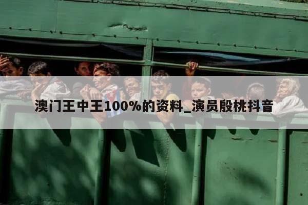 澳门王中王100%的资料_演员殷桃抖音