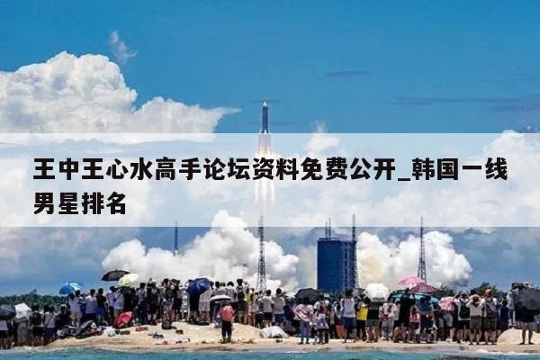 王中王心水高手论坛资料免费公开_韩国一线男星排名