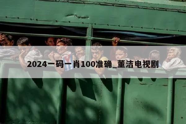 2024一码一肖100准确_董洁电视剧