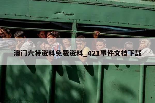 澳门六特资料免费资料_421事件文档下载