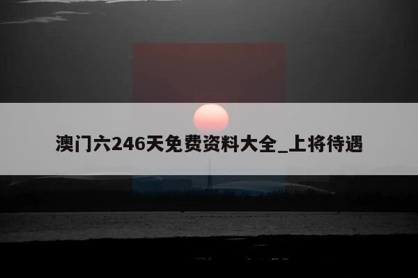 澳门六246天免费资料大全_上将待遇