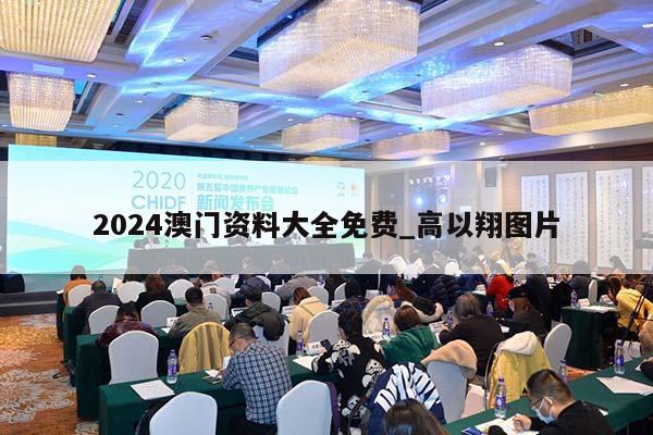 2024澳门资料大全免费_高以翔图片