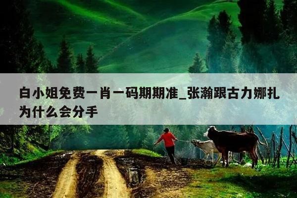 白小姐免费一肖一码期期准_张瀚跟古力娜扎为什么会分手