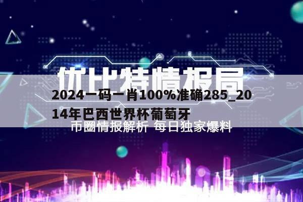 2024一码一肖100%准确285_2014年巴西世界杯葡萄牙