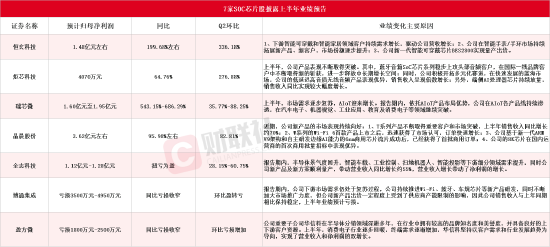 2024年澳门资料大全正版_7只SOC芯片股披露上半年业绩预告 瑞芯微同比最高预增近7倍(名单)